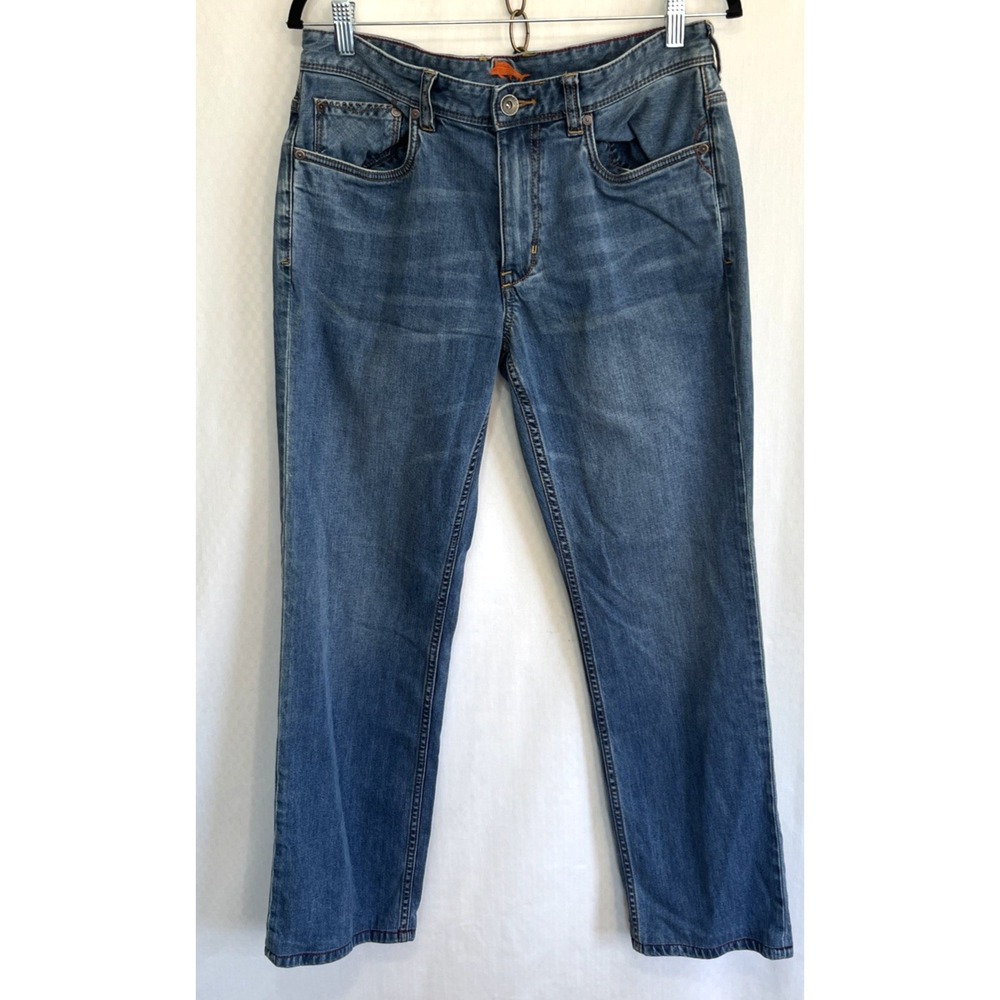 Men's TOMMY BAHAMA Jeans Cotton Blend Zip Fly Size 32 x 32